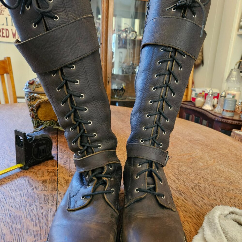 Women's tall wool lined boots size 9
